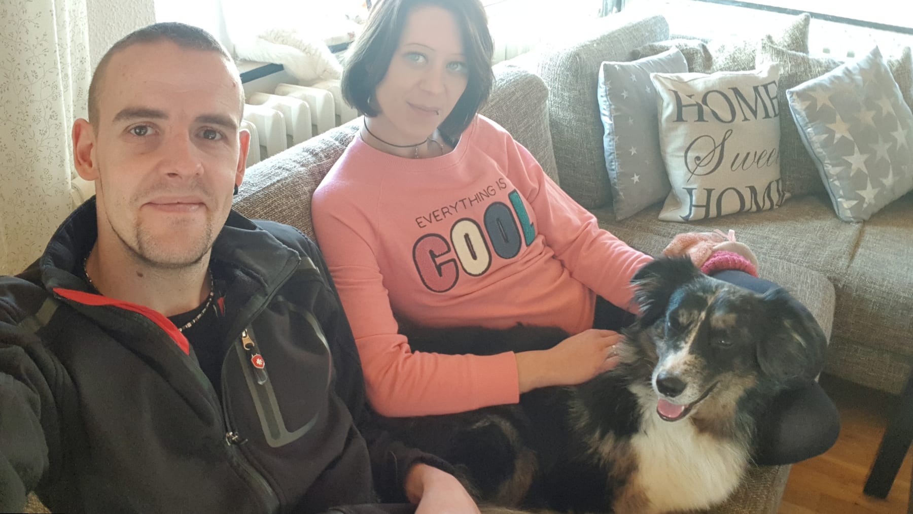 Hatzi und Kekzi mit ihrem Hund Private 2018
