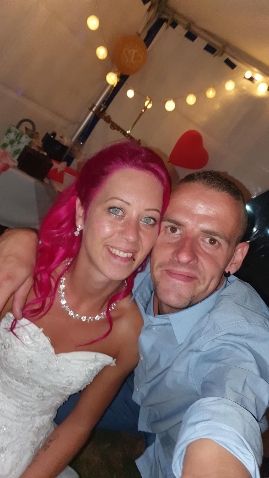 Hatzi und Kekzi bei ihrer Hochzeit 2019
